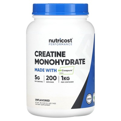 Nutricost Performance, Creatine Monohydrate, Unflavored, 35.3 oz (1 kg)