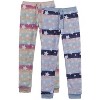 Big Girls’ Youth Assorted Soft Cozy Fleece PJ Lounge Pants (2 Packs) - 2 of 4