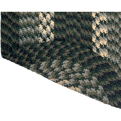 Hunter Stripe 20" x 30" Reversible Polypropylene Oval Rug