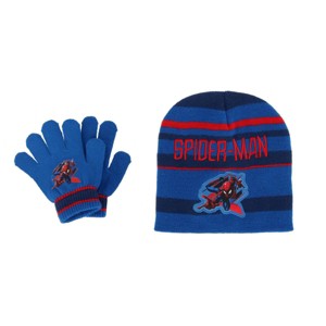 Textiel Trade Kids' One Size Fits Most Marvel Spider-Man Hat and Gloves Winter Set - 1 of 3