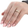 Pompeii3 1ct 3 Stone Diamond Engagement Ring 14K Yellow Gold - Size 6 - 4 of 4