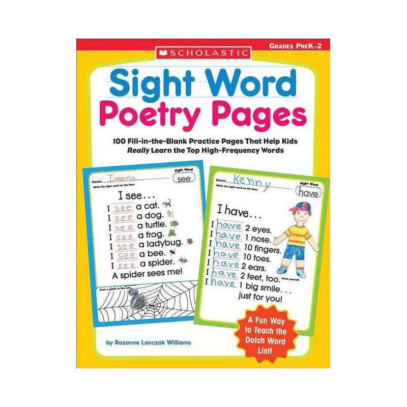 Sight Word Poetry Pages - by  Rozanne Williams & Rozanne Lanczak Williams (Paperback), 1 of 2