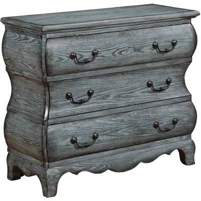 Coast to Coast Sherwood 39" Wide Aged Blue 3-Drawer Chest