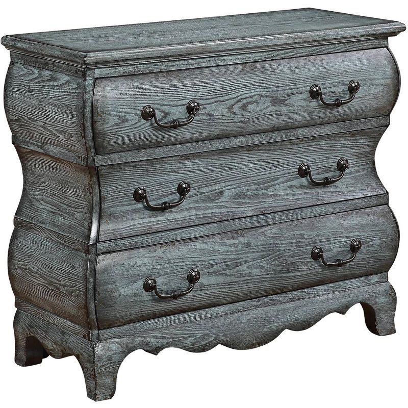 Coast to Coast Sherwood 39" Wide Aged Blue 3-Drawer Chest, 1 of 9