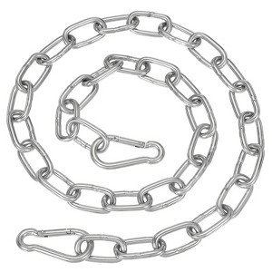 Unique Bargains Stainless Steel Outdoor Furniture Accessories Fitness Hammock Swing Chair Hanging Chain - 1 of 4