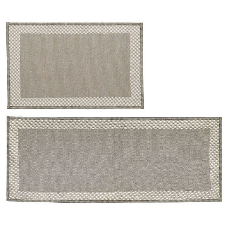 Great Bay Home Machine Washable 2 Pack Accent Rug for Entryway (20" x 30" & 20" x 50"), 1 of 6