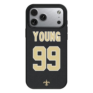 NFL New Orleans Saints Players Game Tactic MagSafe Compatible Cell Phone Case for Apple iPhone 17 Series - 1 of 4