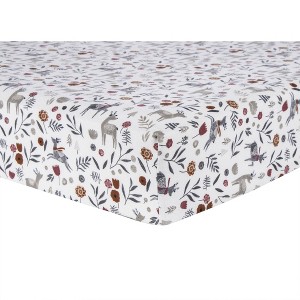 Trend Lab 100% Cotton Flannel Fitted Sheet - Scandi Folklore - 1 of 3