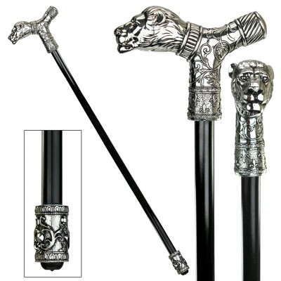 Design Toscano The Dragonsthorne Collection: Protector Lion Walking Stick