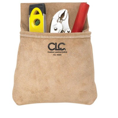 CLC 1 in. W X 12.75 in. H Suede Tool Pouch 1 pocket Tan 1 pc
