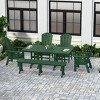 WestinTrends 6 Piece Outdoor Patio Dining Table and Armchair Dining Bench Set - 2 of 3