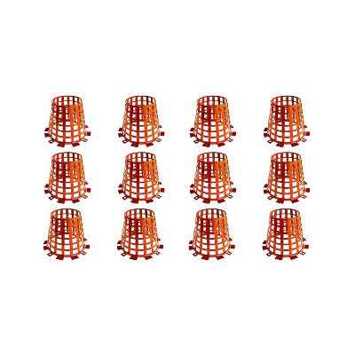 Stake Knight Durable Resin Interconnecting Tent Stake Protector Baskets, Stop Trips, Damage, and Injuries, for Camping, Events and Parties; Pack of 12