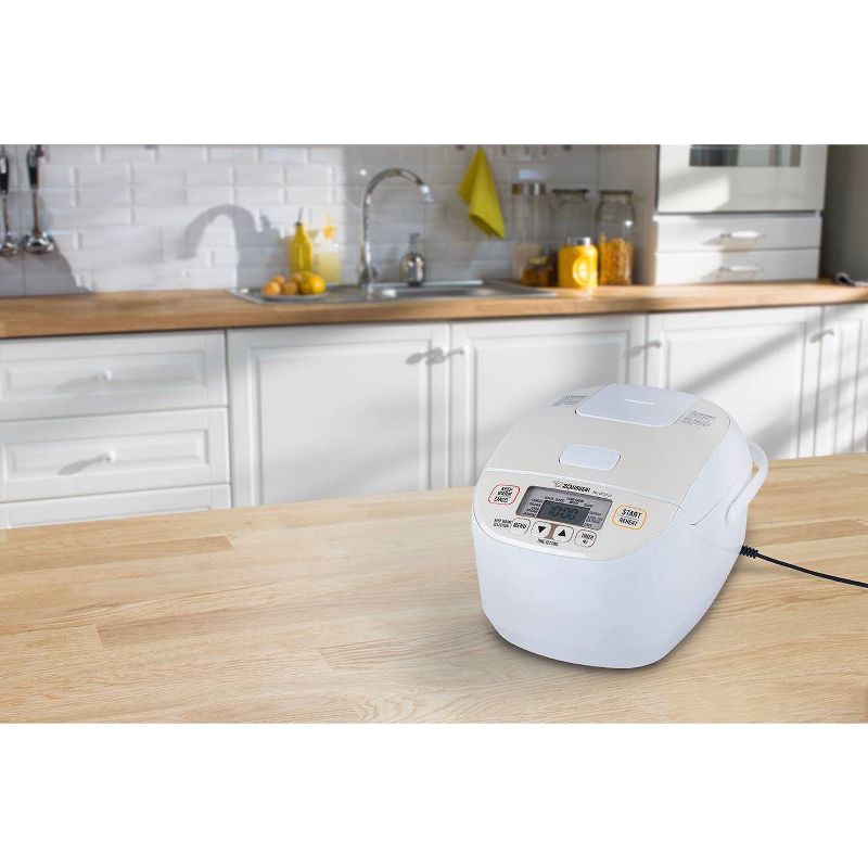 Zojirushi 10 Cup Automatic Rice Cooker &#38; Warmer - White - NL-DCC18CP, 5 of 17