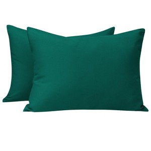 2 Pack Brushed Microfiber Zippered Toddler Pillowcases, Super Soft and Cozy Travel Pillow Cases - NTBAY - 1 of 4