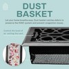 Home Intuition Victorian Floor Vent Cover 4X10 Inch with Mesh Cover Trap Heat and Air Walkable Metal Floor Vent for HVAC Duct, Matte Black - 2 of 4