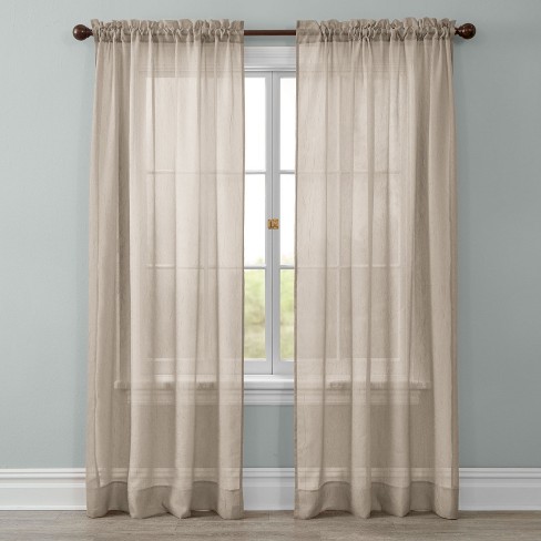 Brylanehome Bh Studio Crushed Voile Rod-pocket Panel - 51