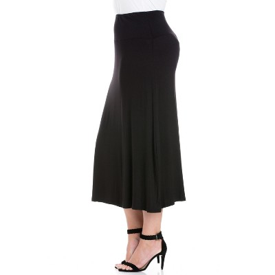 black maxi skirts