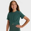 Girls' Ribbed T-Shirt - All In Motion™ - 3 of 3