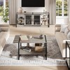 TV Stand for 65+ Inch TV, Industrial Entertainment Center TV Media Console Cabinet - 3 of 4