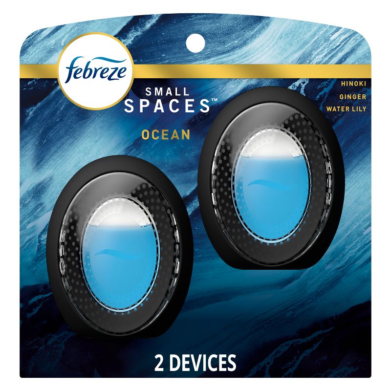 Febreze Small Spaces Air Freshener - Ocean - 2pk, 1 of 13