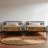 Industrial Metal Bunk Bed with Ladder and Safety Guardrails,Detachable Heavy Duty Bunkbeds for Teens Adults,Space Saving Design,No Box Spring Needed - 4 of 4