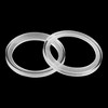 Unique Bargains Car Speaker Spacer Ring Transparent Acrylic 2 inch