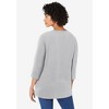 Woman Within Plus Size Perfect Three-Quarter Sleeve V-Neck Tunic - 3 of 4