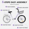 Grungis Mountain Kids Bike for Boys & Girls with Chain Guard & Rear Rack,1-Speed Children's Bicycle with Coaster Brake & V-Brake - 3 of 4