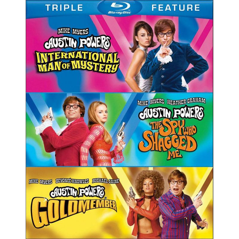 Austin Powers: International Man of Mystery/The Spy Who Shagged Me/Goldmember (Blu-ray), 1 of 2