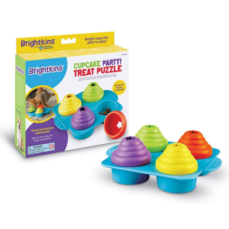 Brightkins Cupcake Party Treat Puzzle Dog Toy Dispenser, 4 of 7