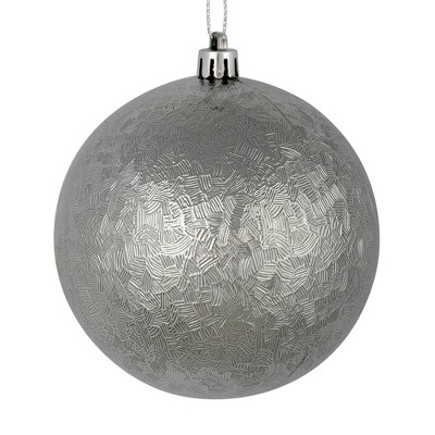 Vickerman Brushed Ball Ornament 6/Pk