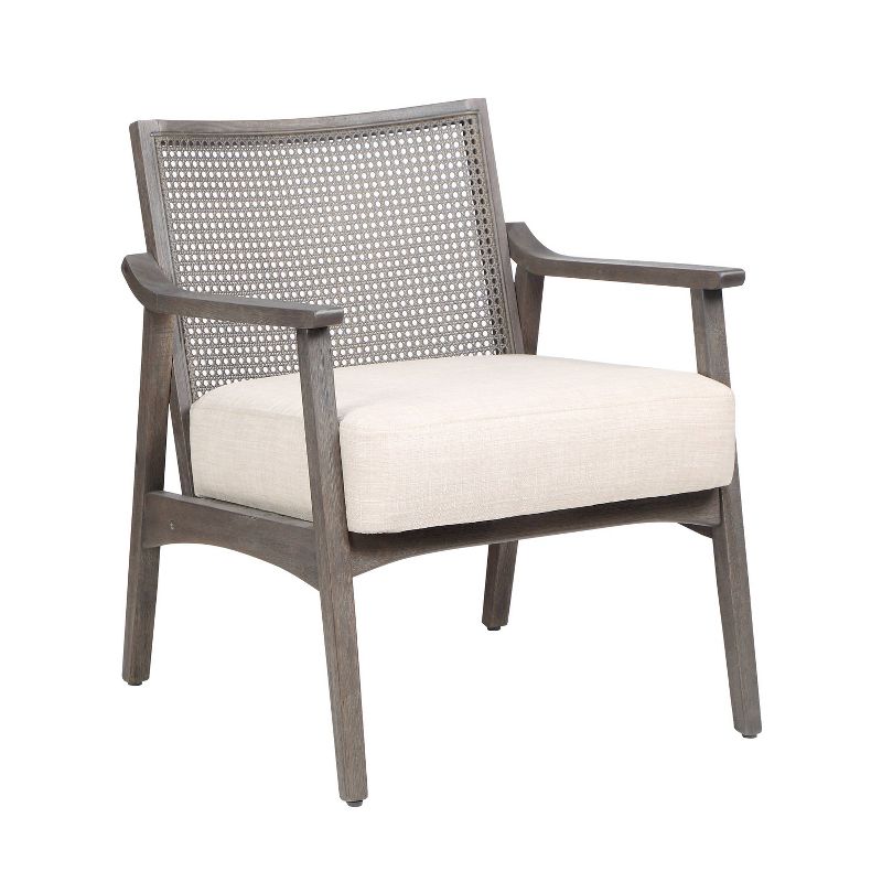 Aurelia Cane Back Accent Chair - HOMES: Inside + Out, 1 of 9
