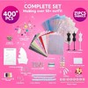 SYNCFUN 400+PCS Fashion Designer Craft Kits for Kids, Art and Crafts Toy for Girls, DIY Sewing Crafts with 3 Mannequins Gifts for Girls Aged 8-12 - image 3 of 4