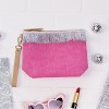 Totalee Gift Pink Corduroy Bag w/ Fringe Polyester Pink - 2 of 3