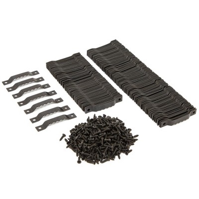 Impresa 200-Pack Sawtooth Picture Hangers with Small Screws for Wall Decor, Bulk, Heavy Duty, Saw Teeth Hooks (1.6 in)