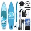 VYNXARIA Inflatable Stand Up Paddle Board 11'*34"*6" With Accessories,Baby Blue - 2 of 4
