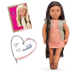 Our Generation Flora with Style Book 18" Hair Grow Doll