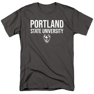 Men's Portland State University Official Stacked T-Shirt - 1 of 4