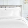 Luxury Egyptian Cotton 850 Thread Count Solid 3 Piece Duvet Cover Set by Blue Nile Mills - 4 of 4
