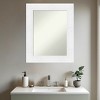 Amanti Art Luxe Non-Beveled Framed Bathroom Vanity Wall Mirror - 4 of 4