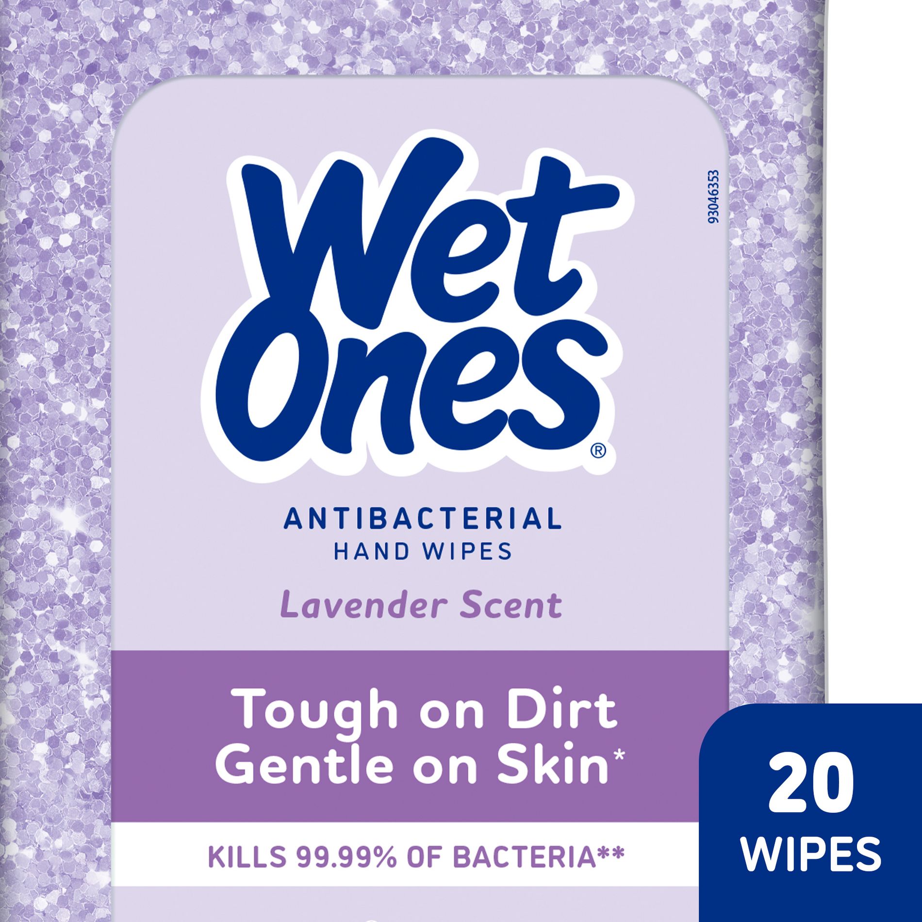 Wet Ones Exclusive Winter Design Hand Wipes - Lavender - 20ct