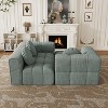MAYEERTY Luxury 103" Sectional Sofa - Right Recliner, 3 Pillows - Modern Home - 4 of 4