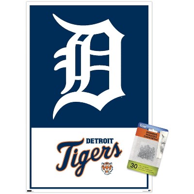 Trends International Mlb Detroit Tigers - Javier Báez 23 Unframed Wall  Poster Print Clear Push Pins Bundle 14.725 X 22.375 : Target