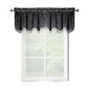 Kate Aurora Royal Living 2 Pack Beaded Tassel Trimmed Rod Pocket Velvet Window Valances - 2 of 4