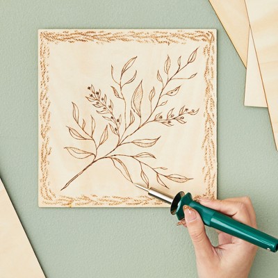 8 Pack Unfinished Basswood Plywood Squares for DIY Crafts