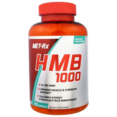 MET-Rx HMB 1000, 90 Capsules, Sports Nutrition Supplements