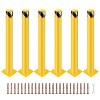 Safety Bollard,Height Bollard Post, 4.5 Inch Diameter, Yellow Safety Steel Bollard Post, with 24 Anchor Bolts, for Traffic Control - 2 of 4
