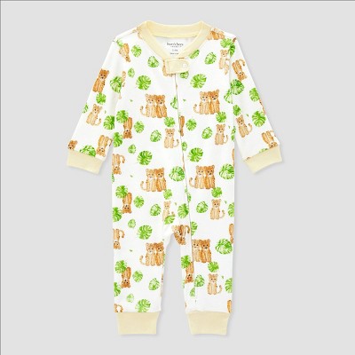 Image of Burt's Bees Baby® Baby Cheetah Sleep N' Play - White 6-9M