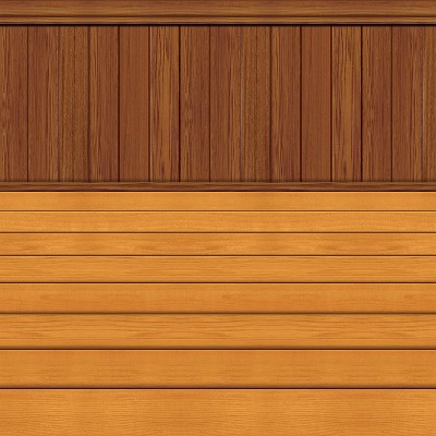 Beistle Insta-Theme Wood-Look Floor/Wainscoting Backdrop - 4 ft x 30 ft - Brown