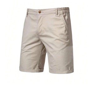 Mens Summer Chino Shorts Soft Feel With Dual Pockets - 1 of 4